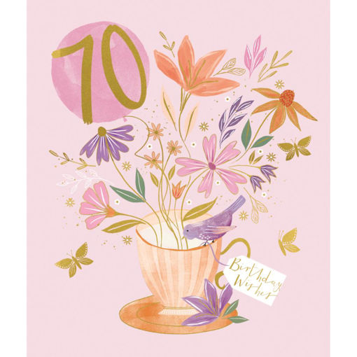 Picture of HAPPY 70TH BIRTHDAY CARD